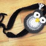 Owl Headband - Charcoal Gr..